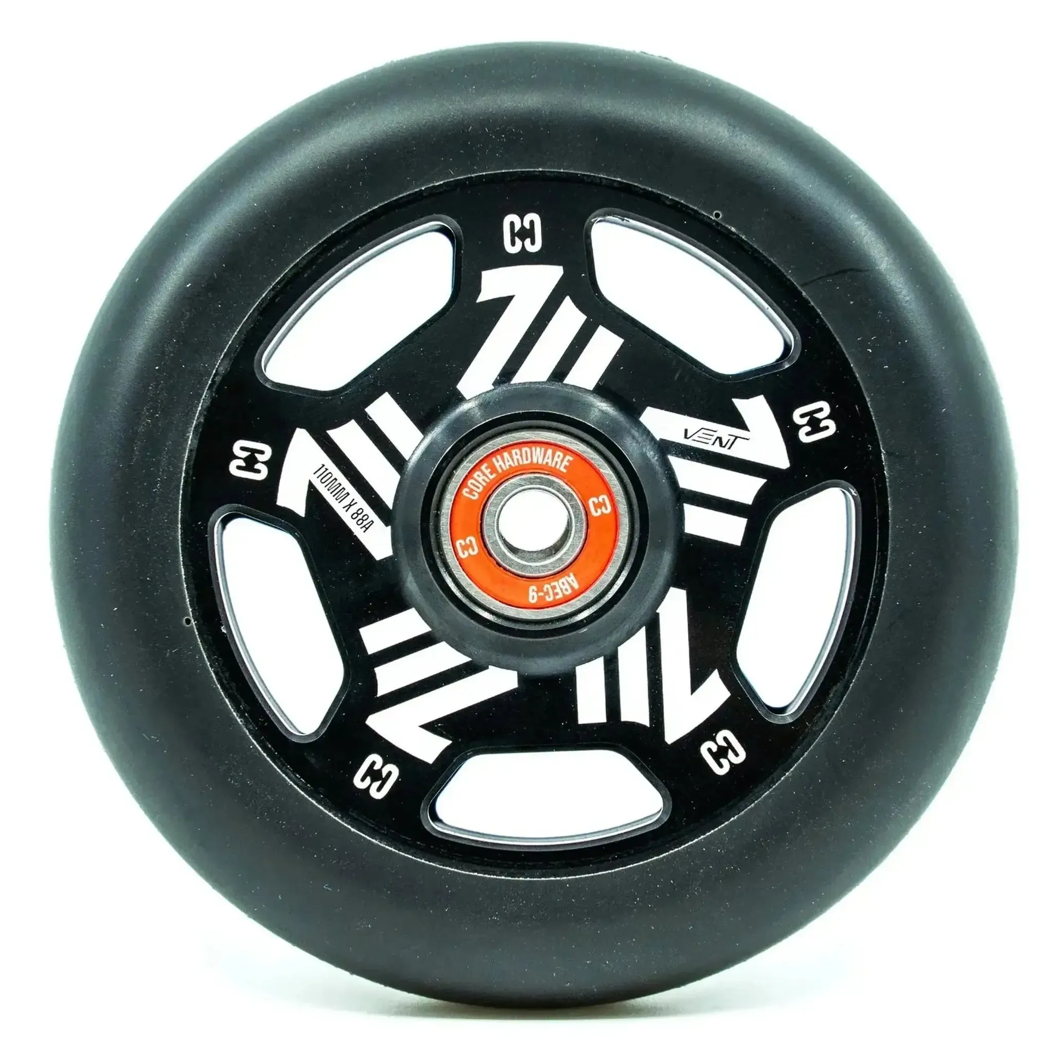 CORE Vent Hollow Rueda Patinete - 110mm - Negro