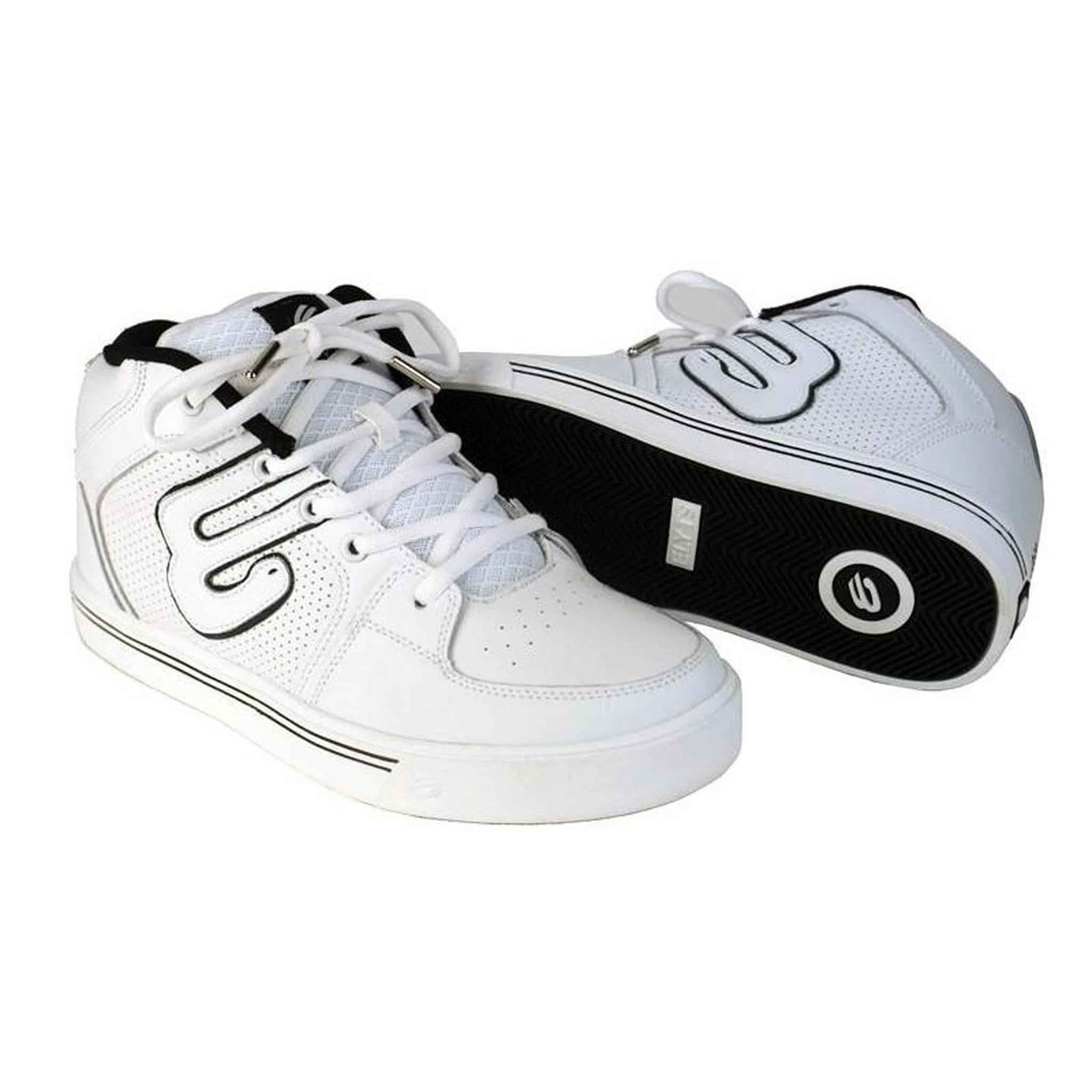 Elyts Mid Top 2 White Action Skate Sko - Blanco