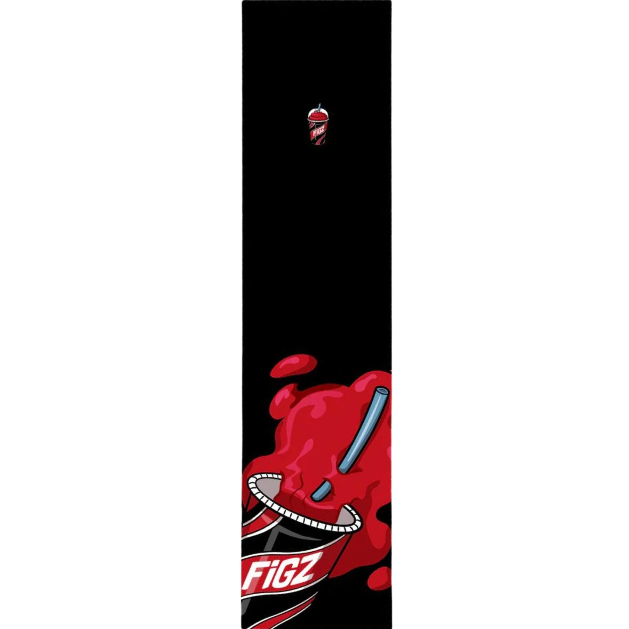 Figz XL Lija Scooter - Negro/Rojo Slurpee