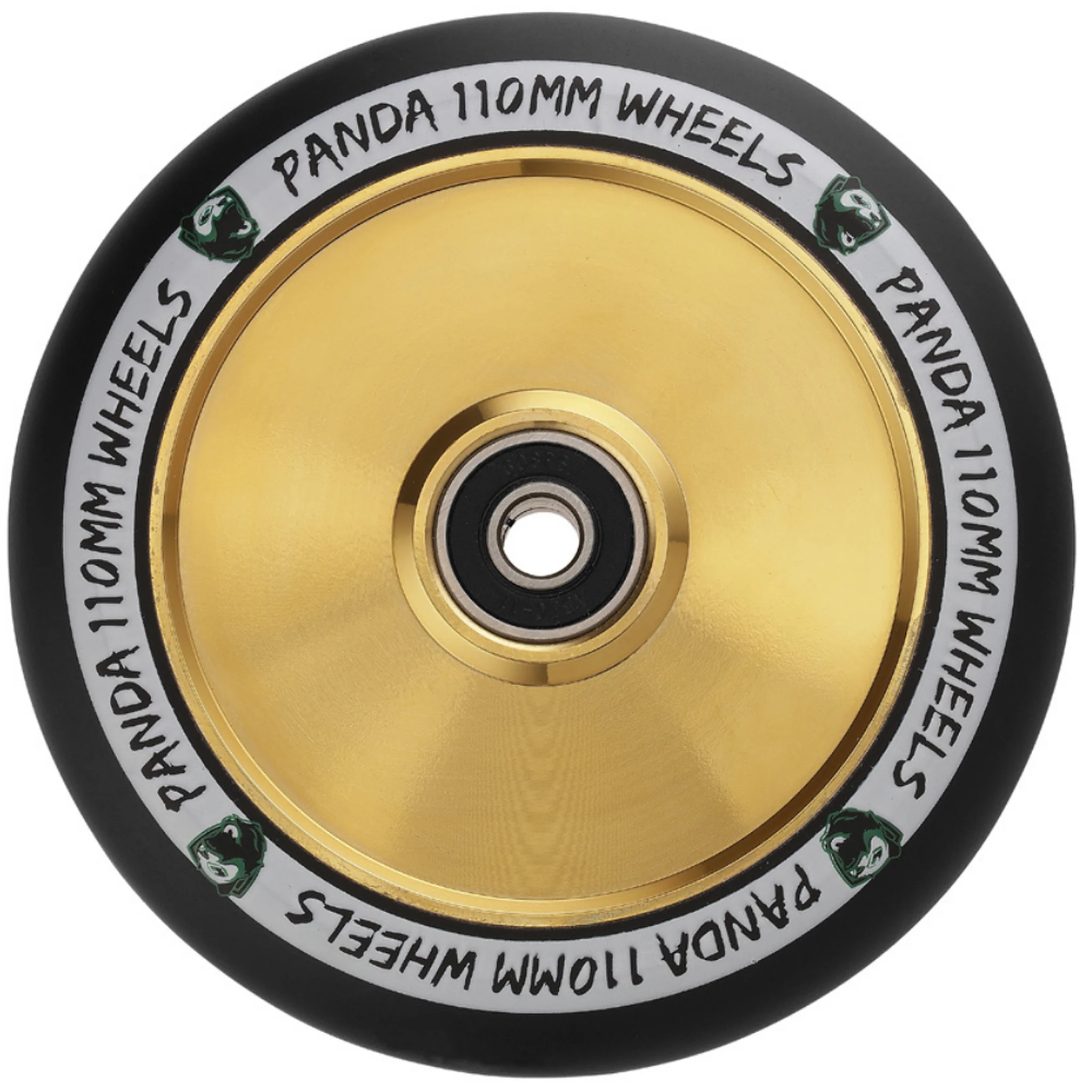 Panda Balloon Fullcore 100mm Rueda Patinete - Gold Chrome