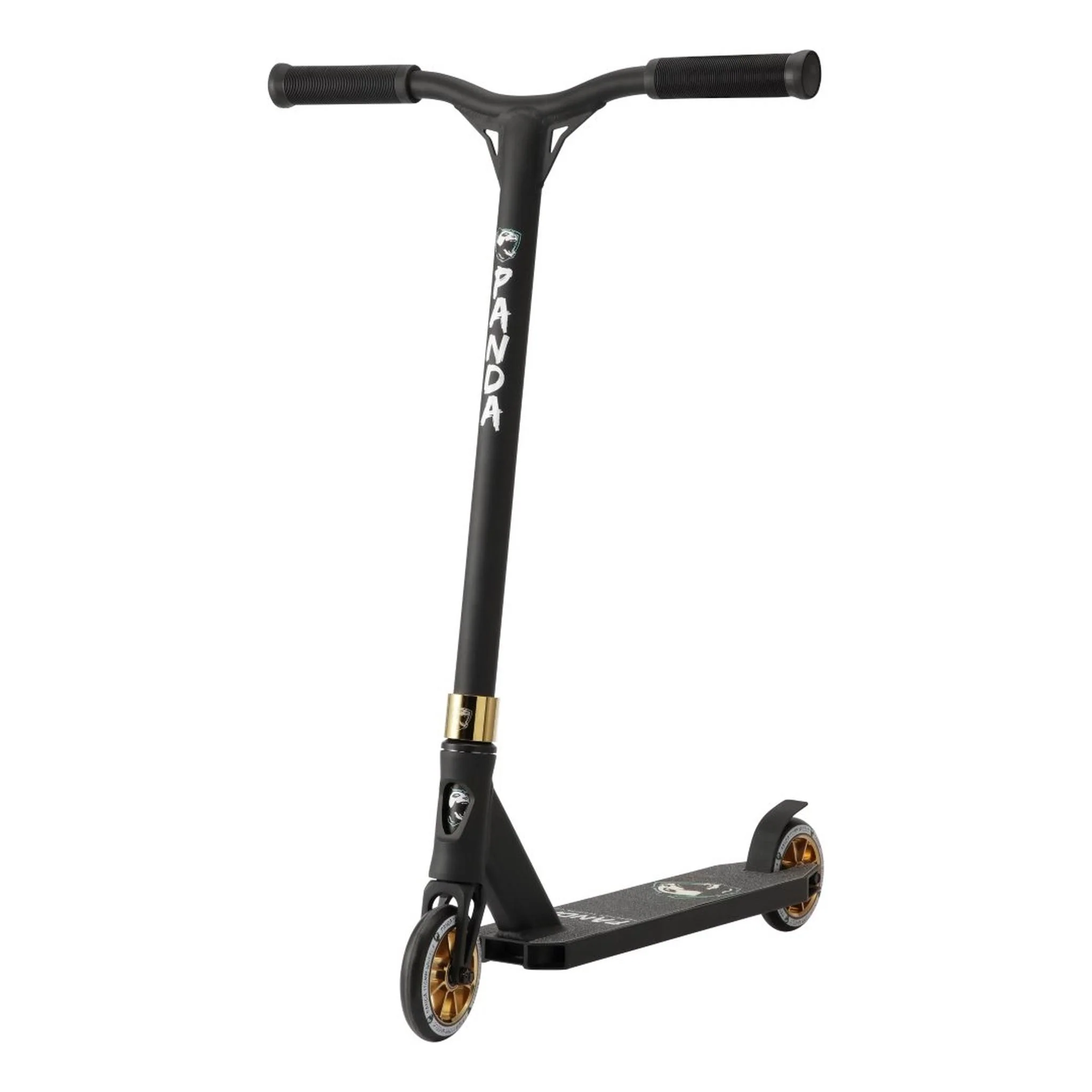 Panda Optimus Scooter Freestyle - Negro/Gold Chrome