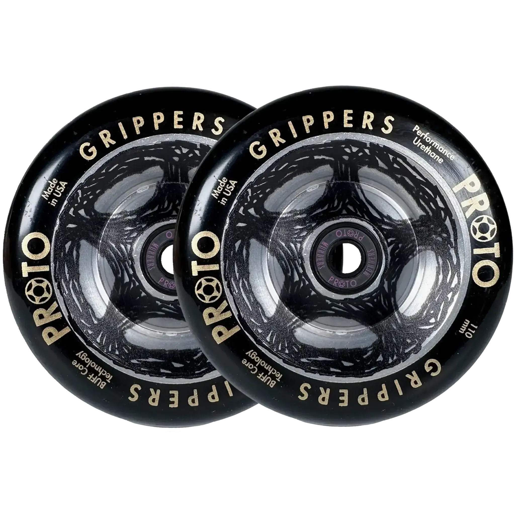 Proto Catalyst Gripper Ruedas Patinete 2 Piezas - 110mm - Negro