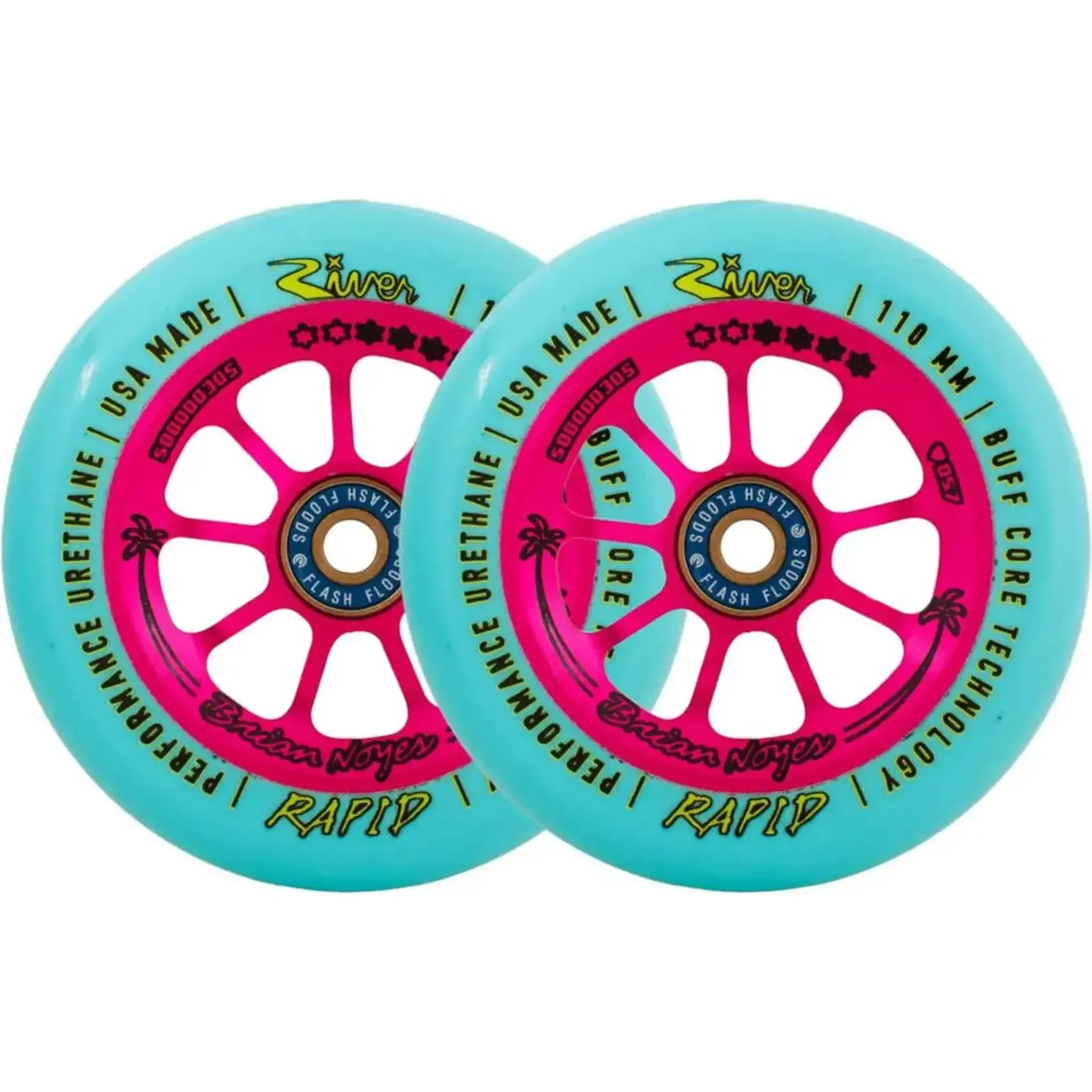 River Rapid Signature Ruedas Patinete 2 Piezas - Brian Noyes