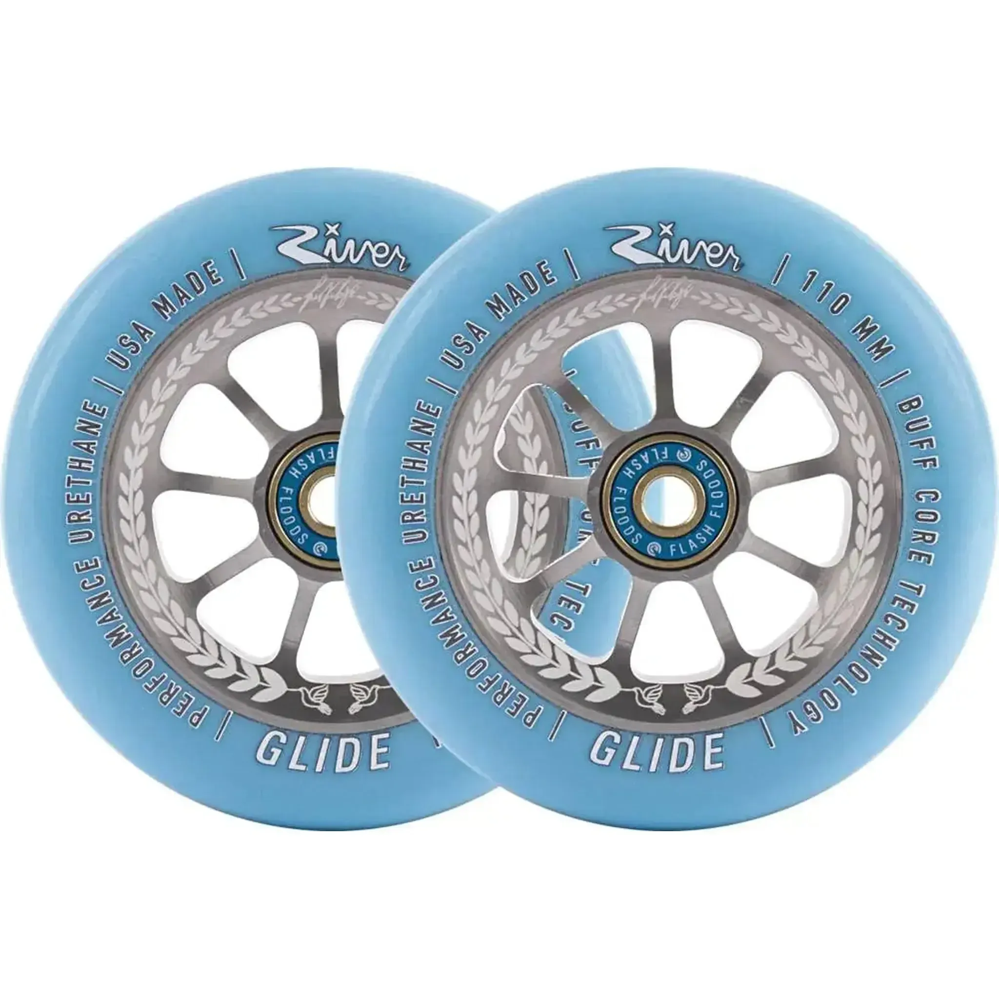 River Serenity Juzzy Carter Ruedas Patinete (110mm - Serenity)