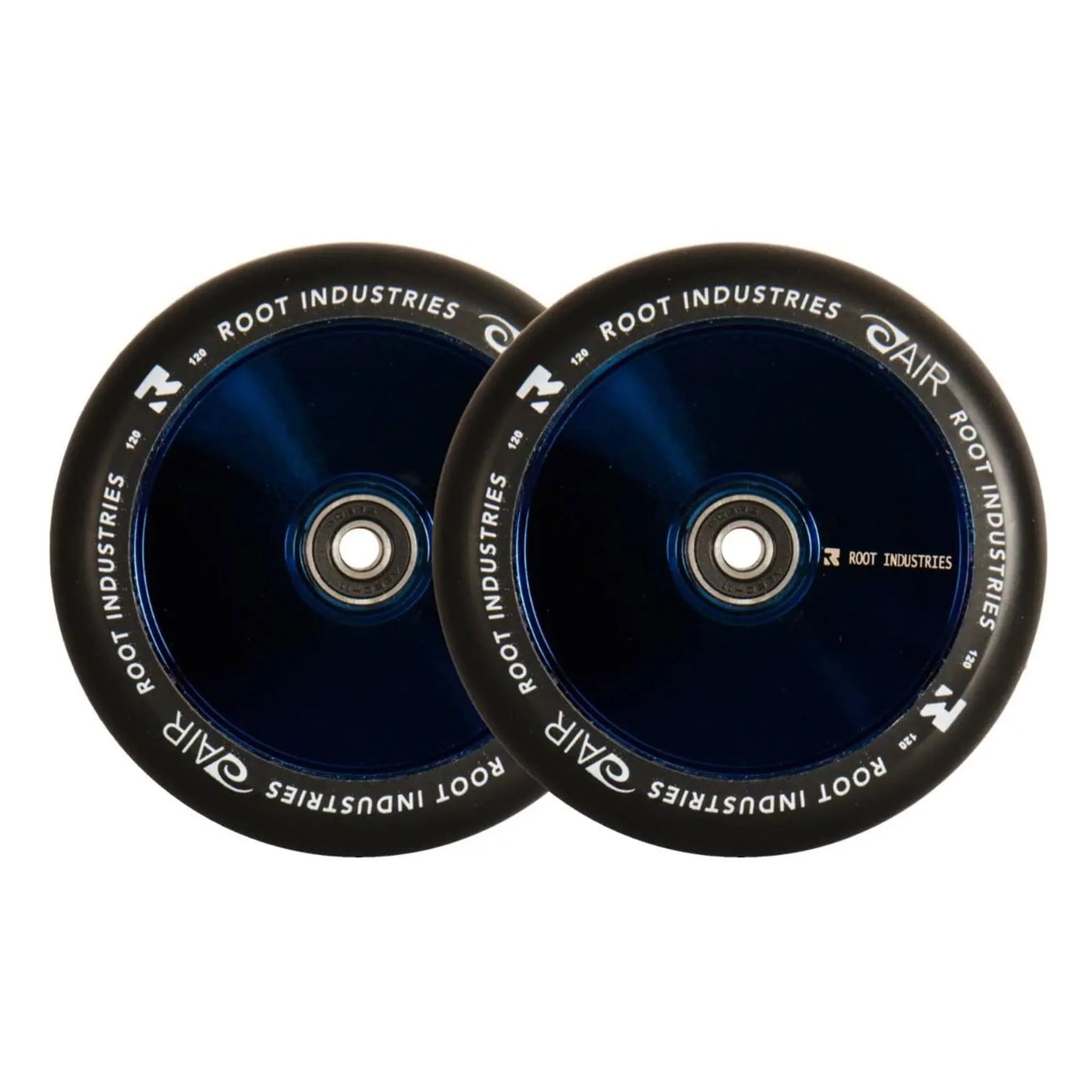 Root Air 120mm Completa Patinete Ruedas Patinete 2 Unidades (blue ray)