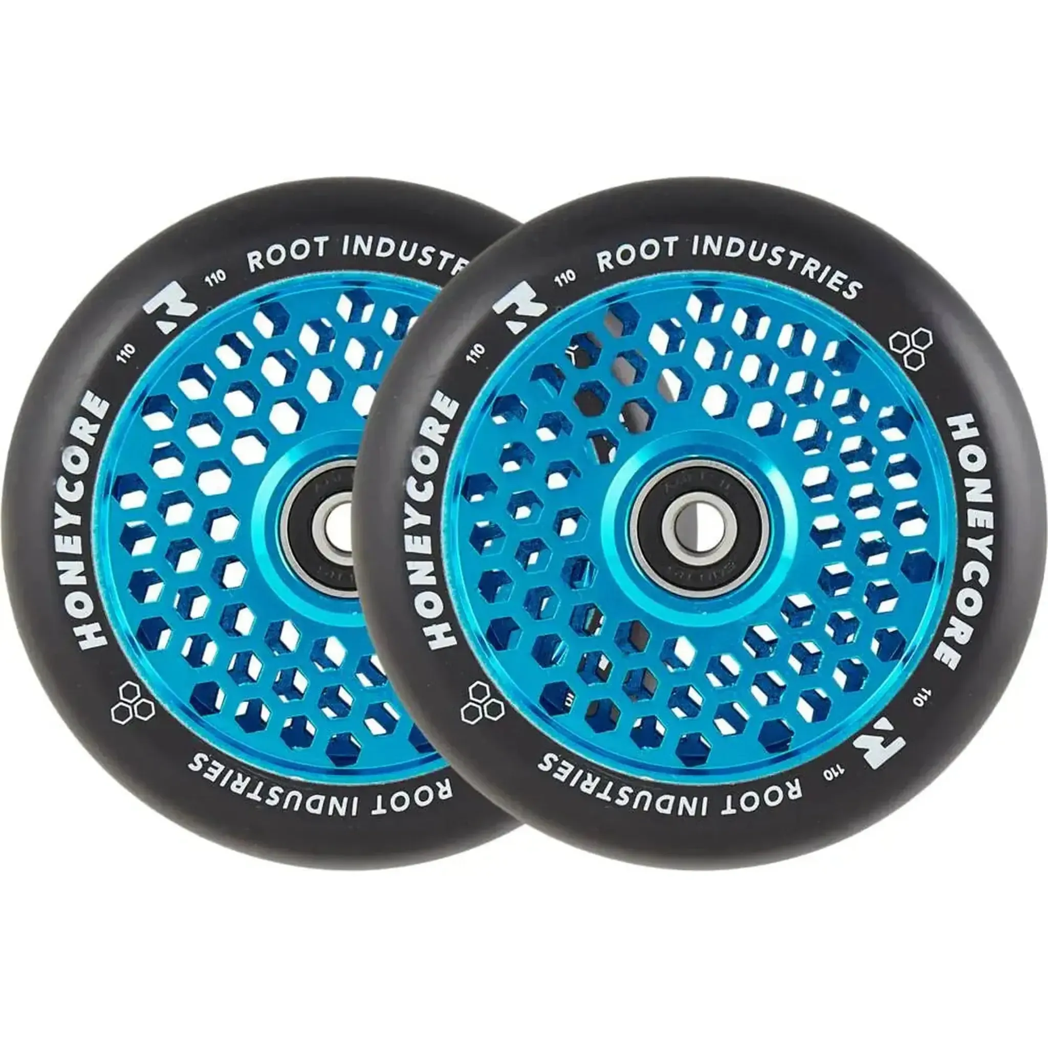 Root Honeycore 110mm Ruedas Patinete 2 Piezas - Azul
