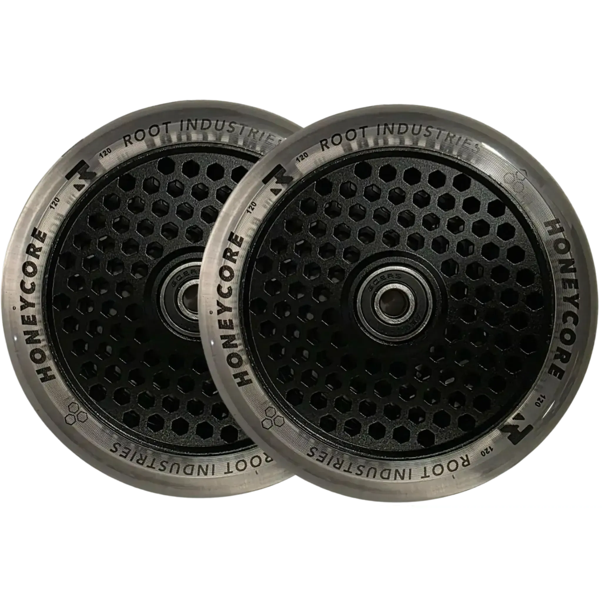 Root Honeycore Clear 120mm Ruedas Patinete 2 Piezas