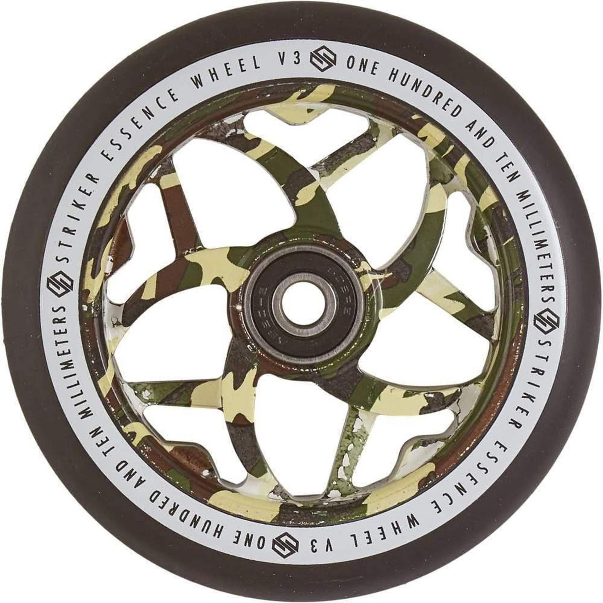 Striker Essence V3 Black PU 110mm Rueda Patinete - Camuflaje