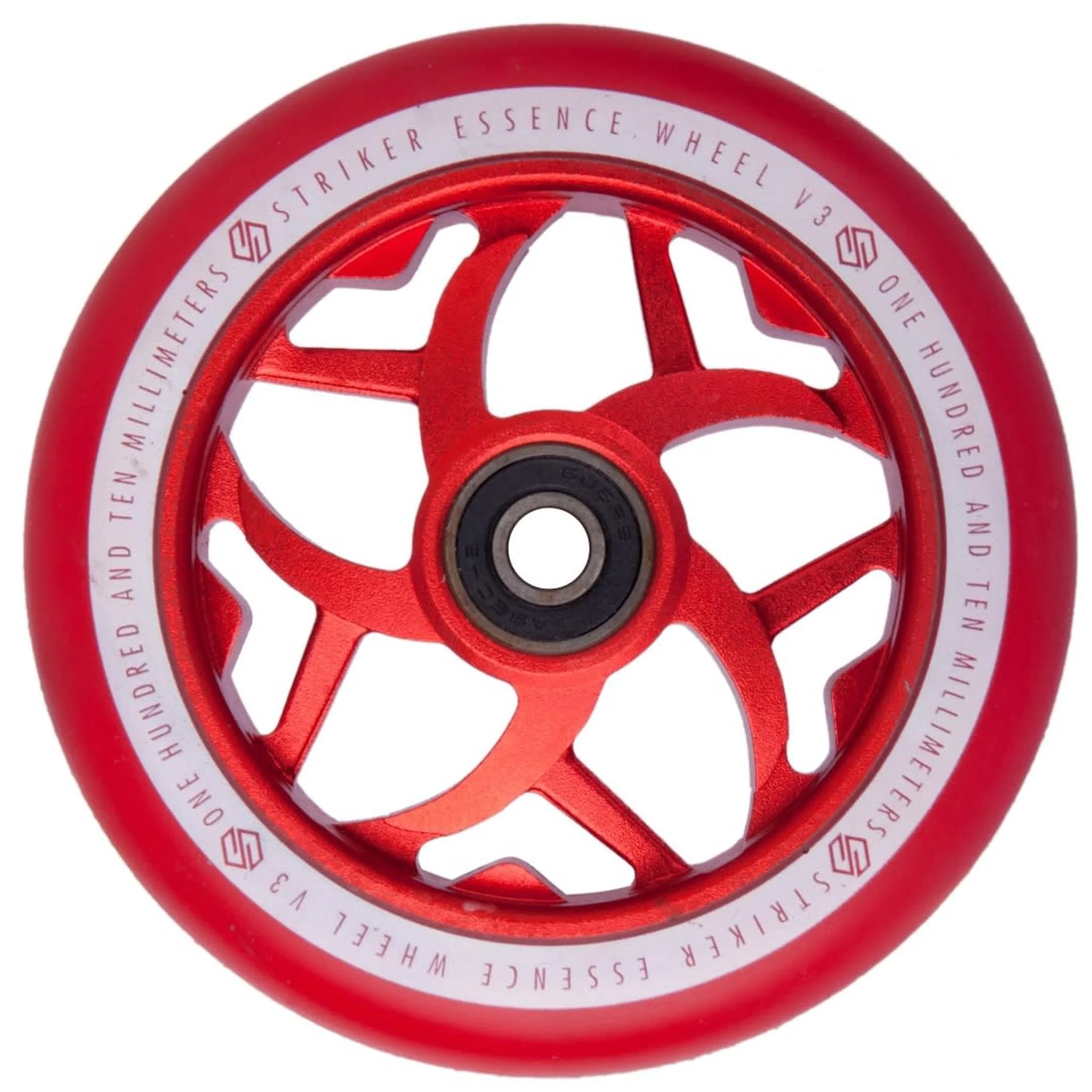 Striker Essence V3 Colorblast PU 110mm Rueda Patinete - Rojo