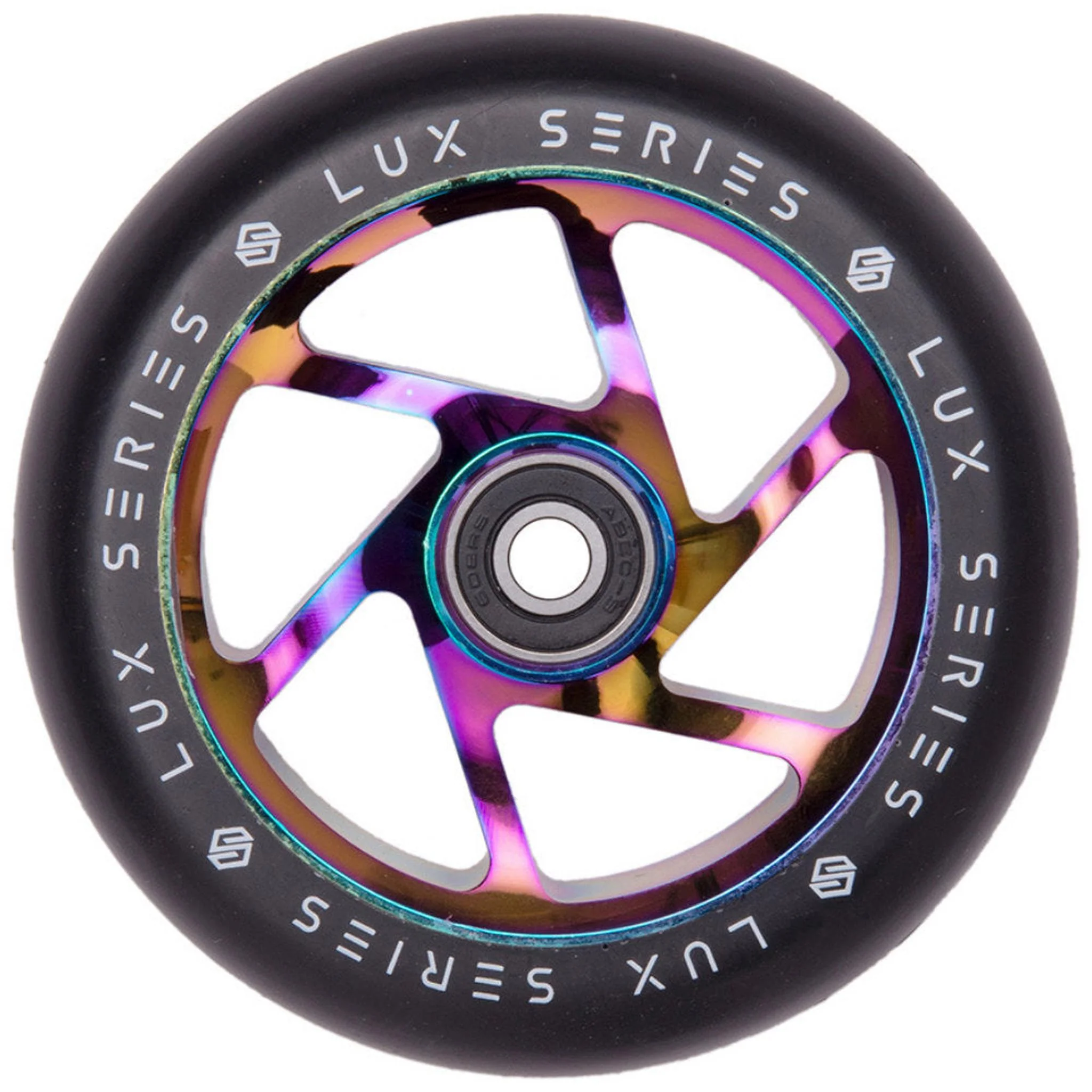 Striker Lux Spoked 100mm Ruedas Patinete - Rainbow