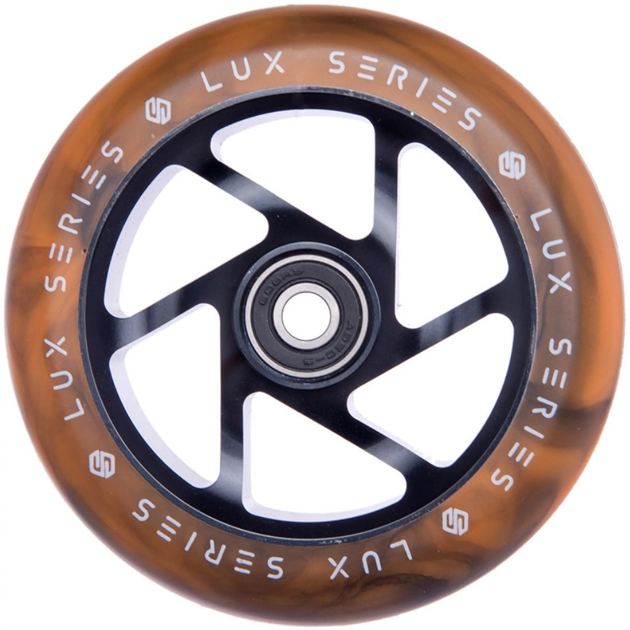 Striker Lux Spoked 110mm Rueda Patinete - Negro/Naranja