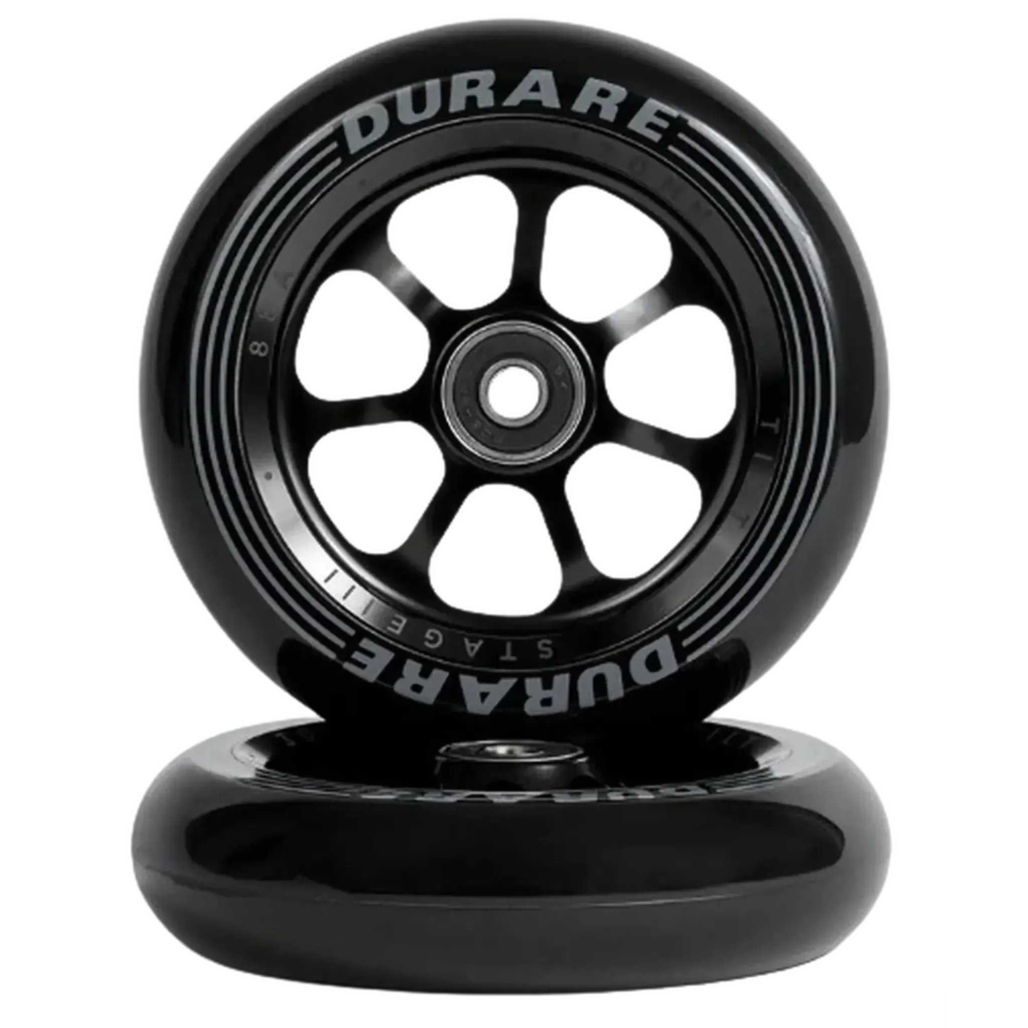 Tilt Durare Spoked Ruedas 2 Piezas - Negro